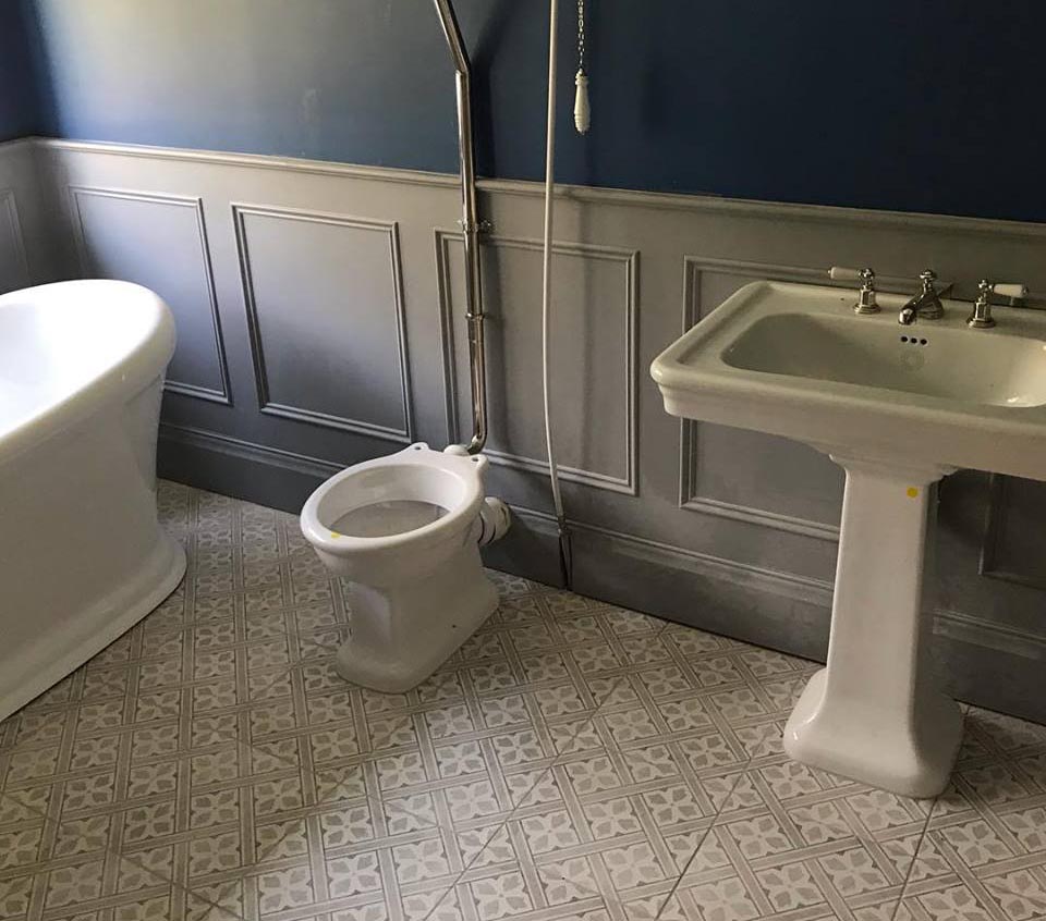 Old fashioned toilet
